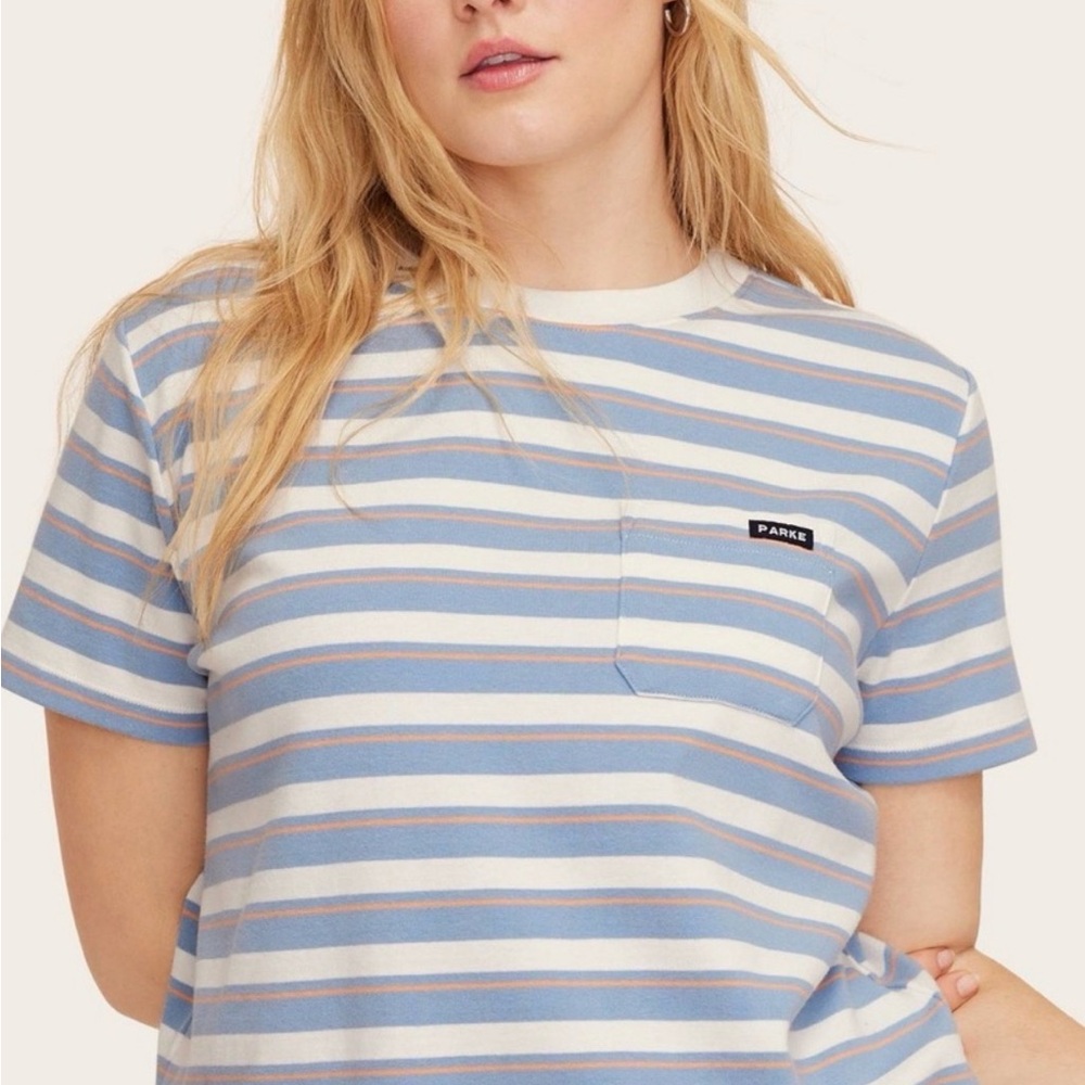 Parke x Target Blue Striped Tee